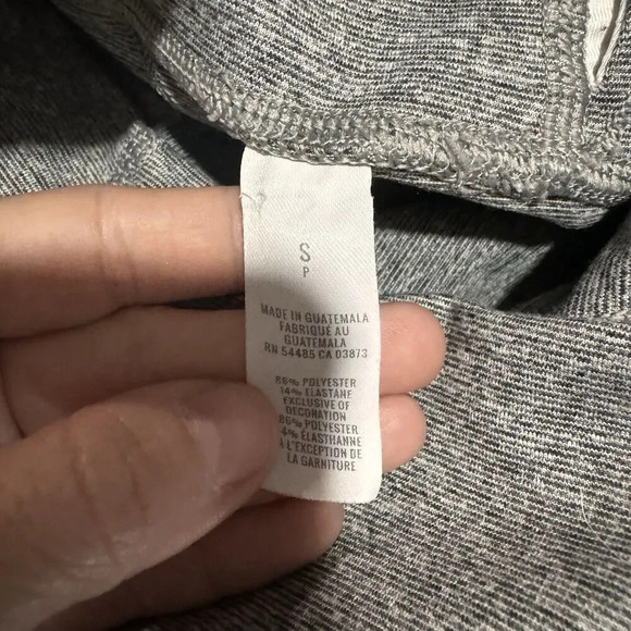 Aerie Chill Play Move Gray Sheer Leggings  Gray Size /S Activewear - Picture 4 of 5